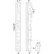 Mamadim 6 Light 53.63 inch Polished Nickel Vanity Light Wall Light