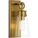 Wentworth 1 Light 4.5 inch Rubbed Brass Wall Sconce Wall Light