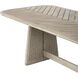 Harbor 92 X 30 inch Cerused Wheat and Oatmeal Indoor Outdoor Dining Table