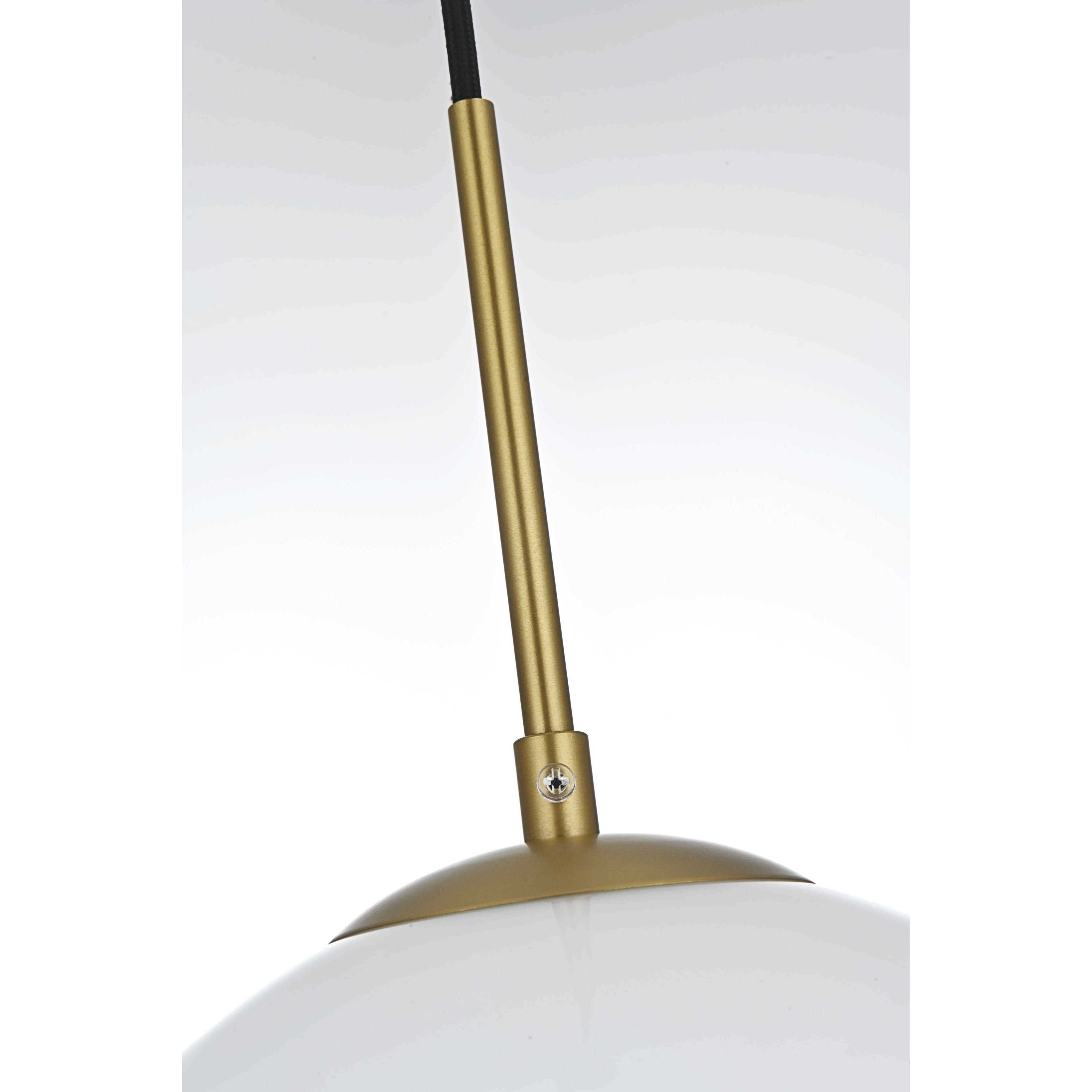 Baxter 1 Light 10 inch Satin Gold Pendant Ceiling Light