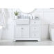 Franklin 42 X 22 X 35 inch White Bathroom Vanity Cabinet