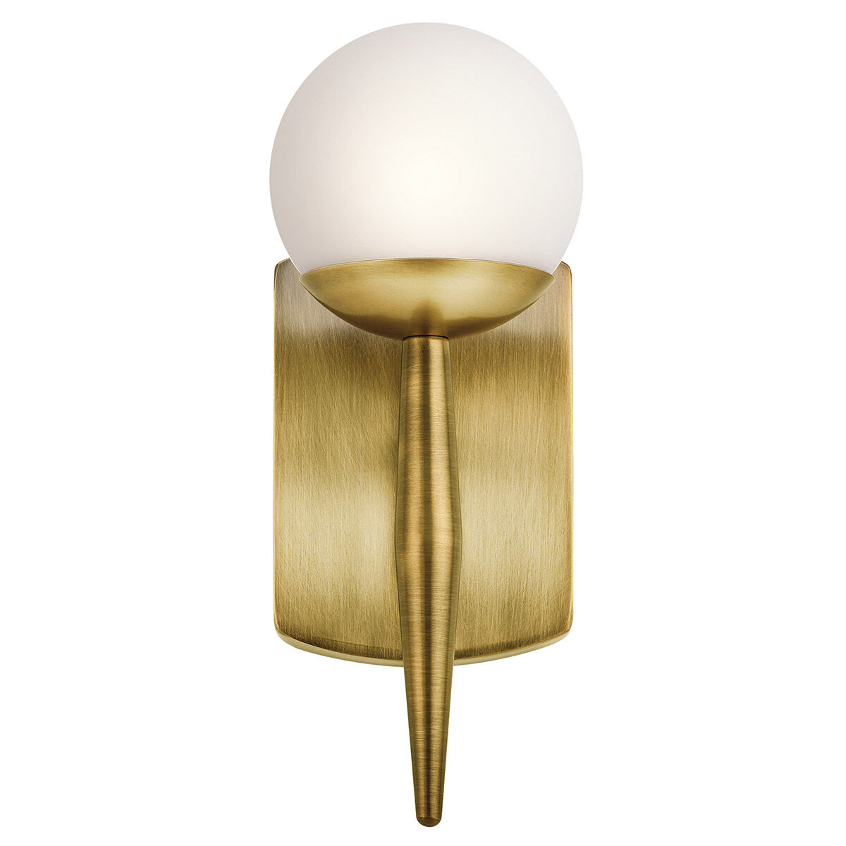 Jasper 1 Light 5 inch Natural Brass Wall Bracket Wall Light