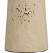 Sidney 34 inch 60.00 watt Natural Travertine and Bronze Table Lamp Portable Light