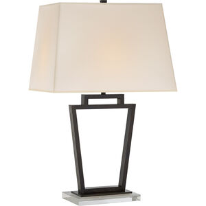 E. F. Chapman Darlana 27 inch 150 watt Bronze Table Lamp Portable Light