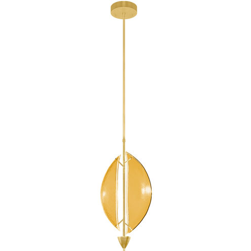 Embark 1 Light 11 inch Gold Pendant Ceiling Light