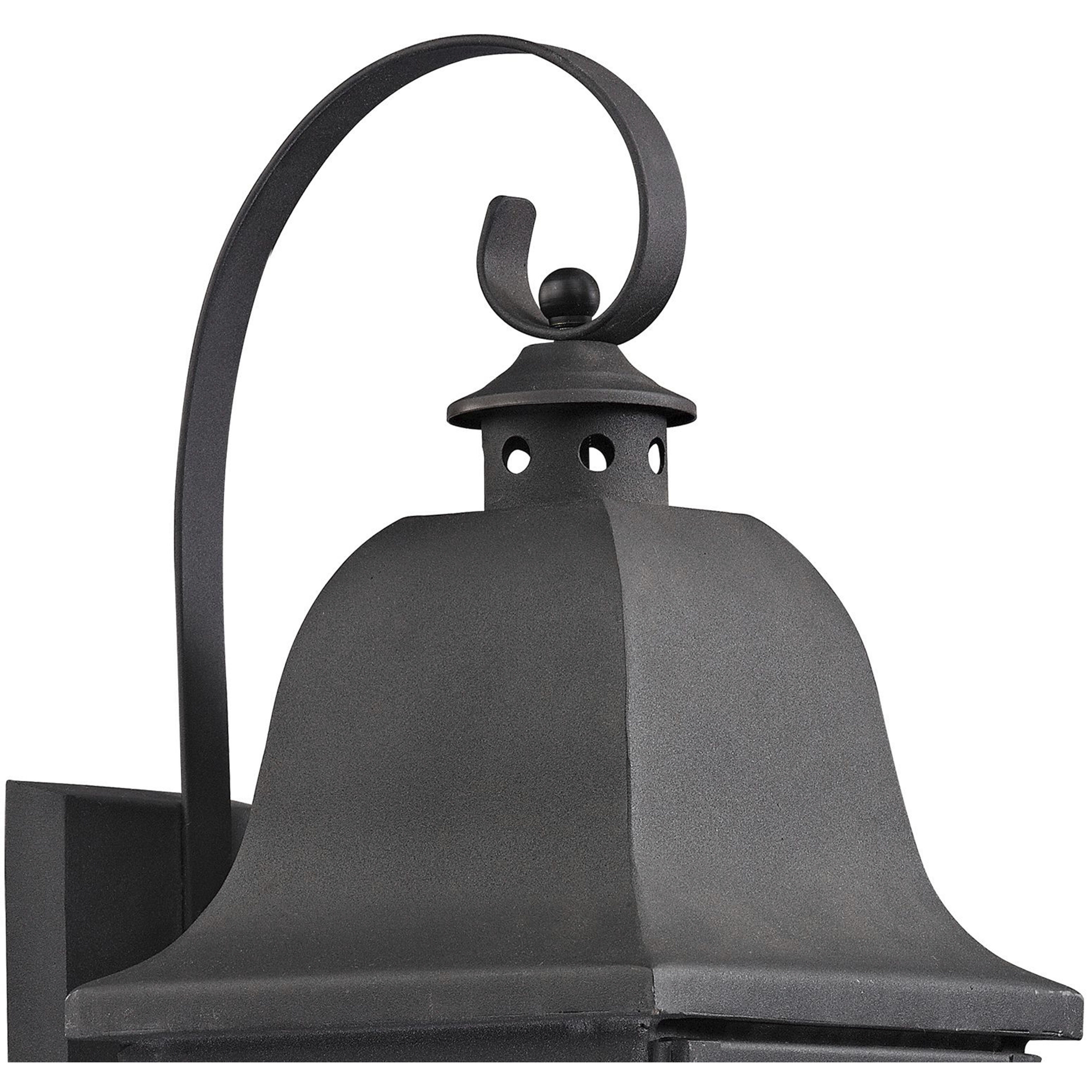 Forged Brookridge 3 Light 30 inch Charcoal Outdoor Wall Sconce