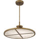 Stiles LED 28 inch Ashen Gold Pendant Ceiling Light
