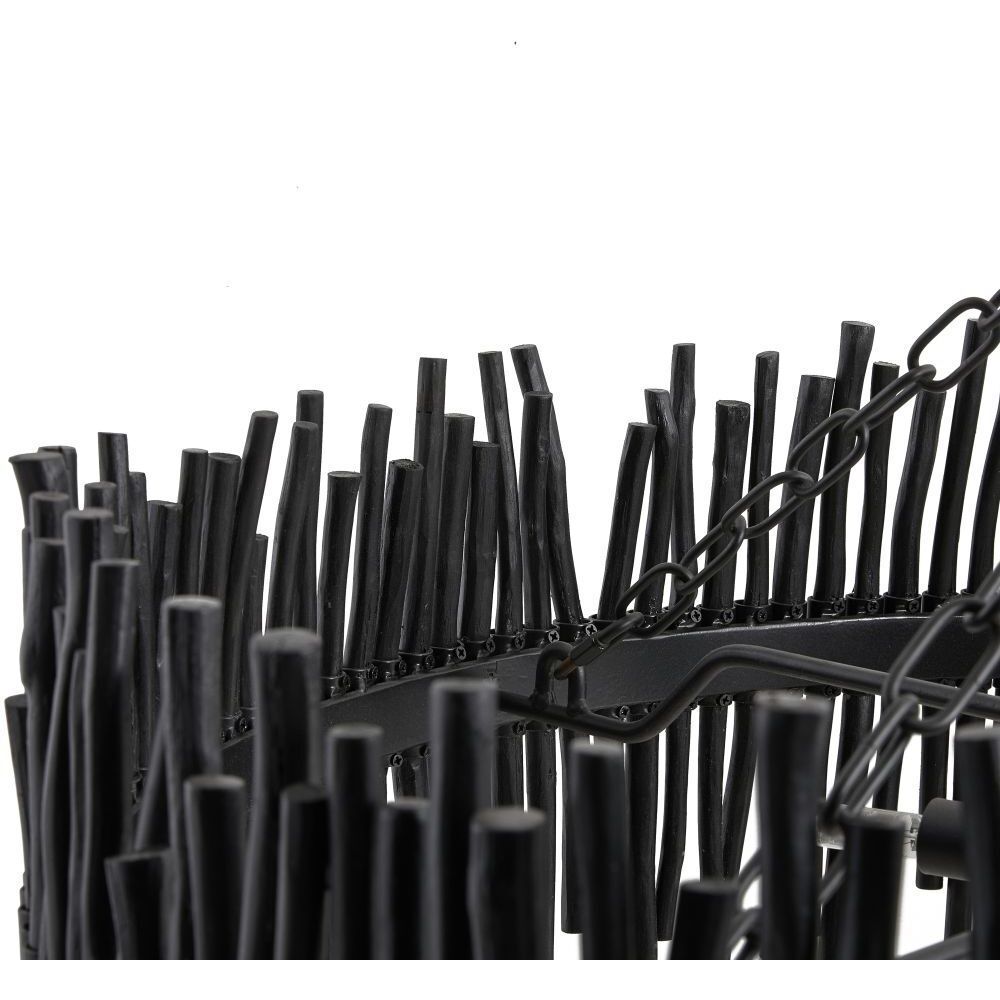 Adele 6 Light 40 inch Black Stained Chandelier Ceiling Light