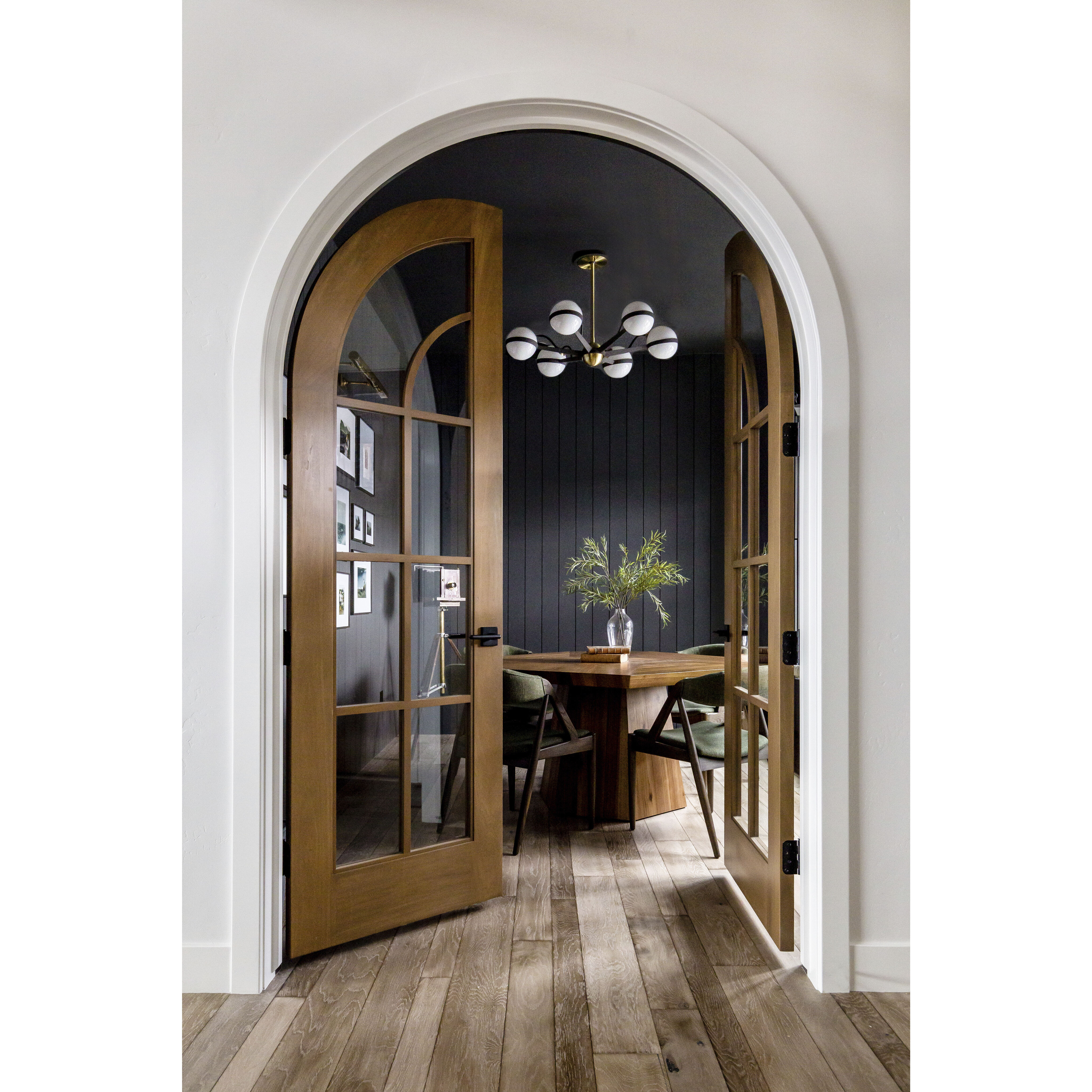 Ace 6 Light 27.75 inch Textured Bronze Brushed Brass Chandelier Ceiling Light