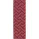Mystique 96 X 30 inch Purple Runner, Wool