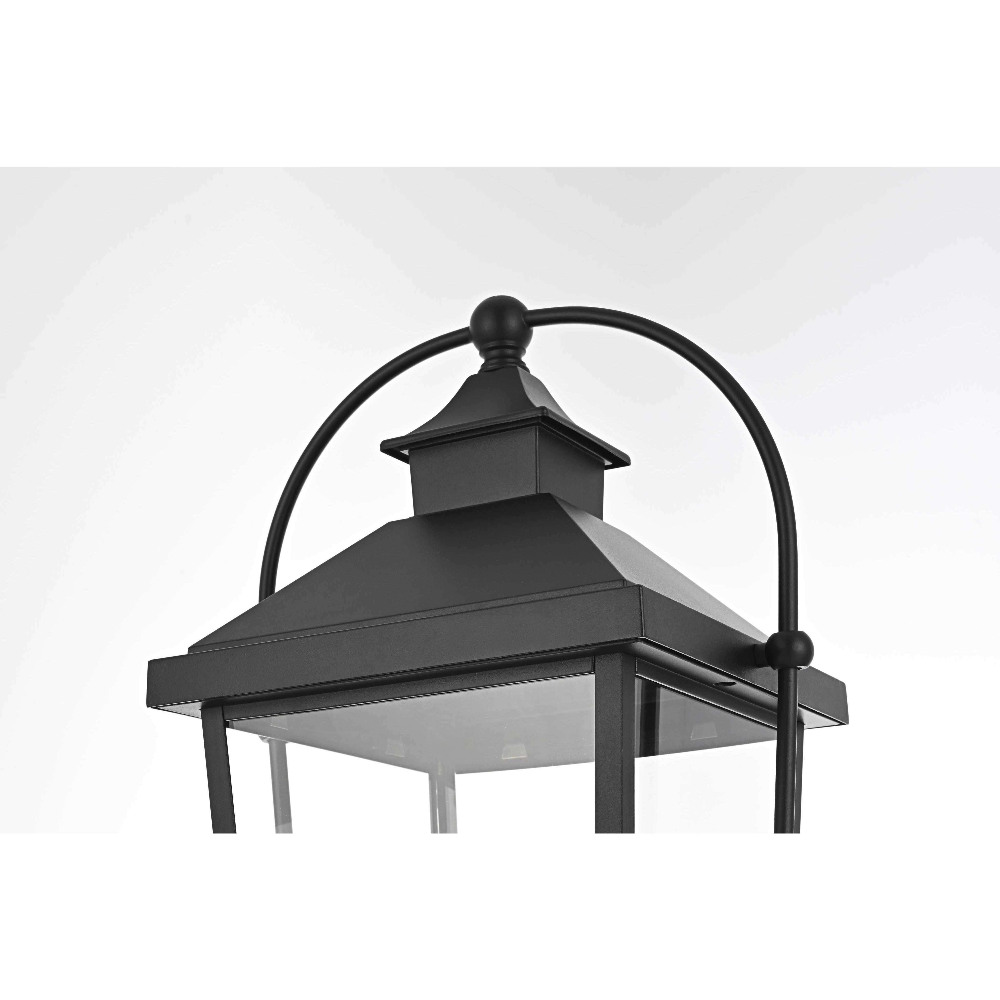 Luz 1 Light 23 inch Black Outdoor Post Light