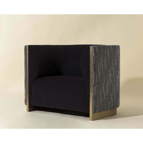 Larron Abbington Black / Hobbes Night Armchair