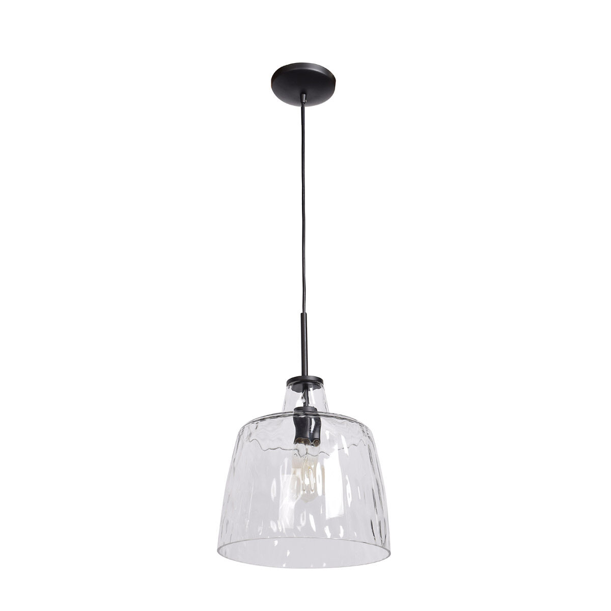 Simplicite 1 Light 11 inch Black Pendant Ceiling Light