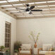 Tranquil 56 inch Satin Black with Black Blades Ceiling Fan