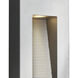 Luna Outdoor Wall Mount Lantern in Titanium, Non-LED, Small