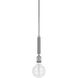 Transformer 1 Light 5 inch Brushed Steel Mini Pendant Ceiling Light