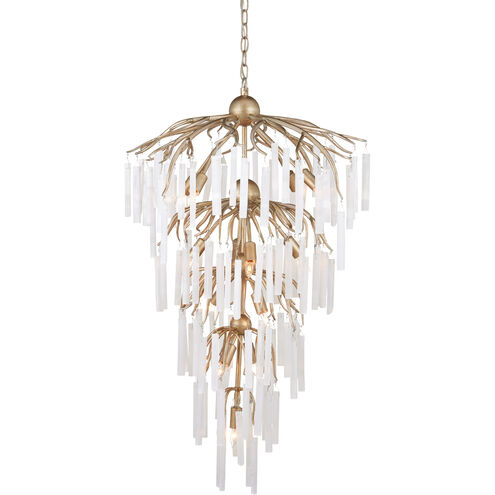 Quatervois 13 Light 27 inch Champagne/Natural Chandelier Ceiling Light