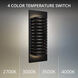 Loome LED 16 inch Black Outdoor Wall Light, dweLED