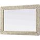 Marlowe 42 X 27 inch Linen White Mirror