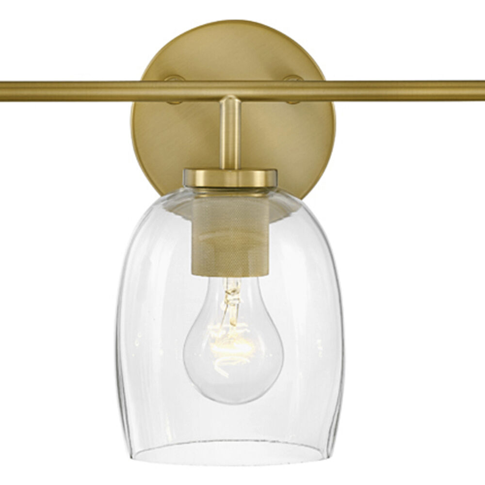 Percy LED 24 inch Lacquered Brass Bath Light Wall Light