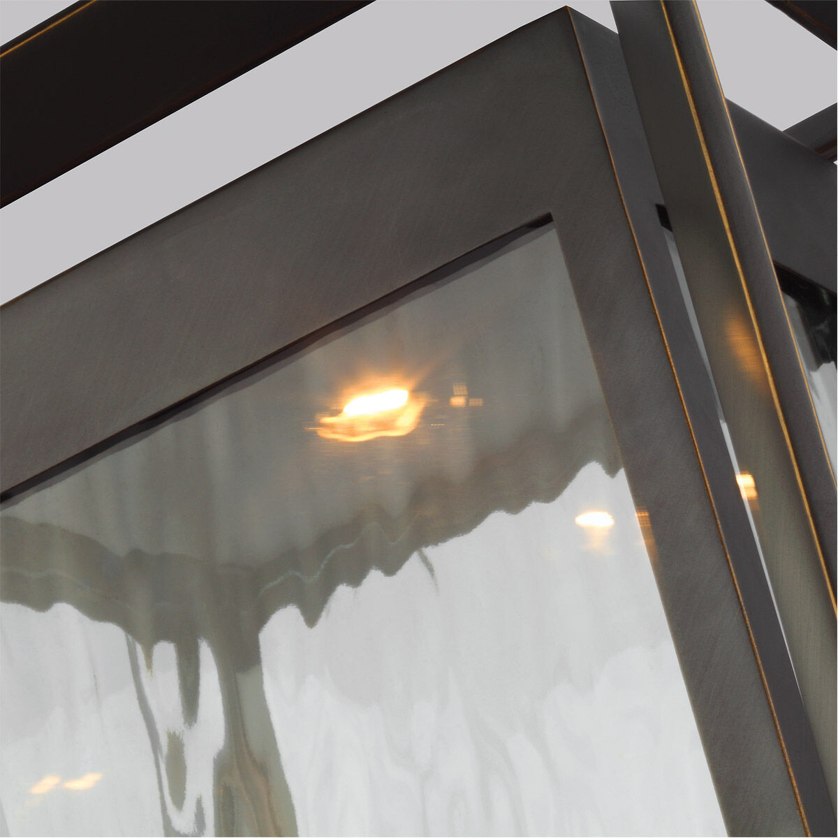 Sean Lavin Urbandale LED 18.75 inch Antique Bronze Outdoor Post Lantern