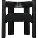 Eros Hand Rubbed Black Dining Chair