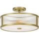 Ardezia 3 Light 15.75 inch Semi-Flush Mount