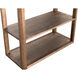 Idris Dark Walnut Bookcase