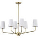 Cordello 18 inch Vintage Brass Island Pendant Ceiling Light