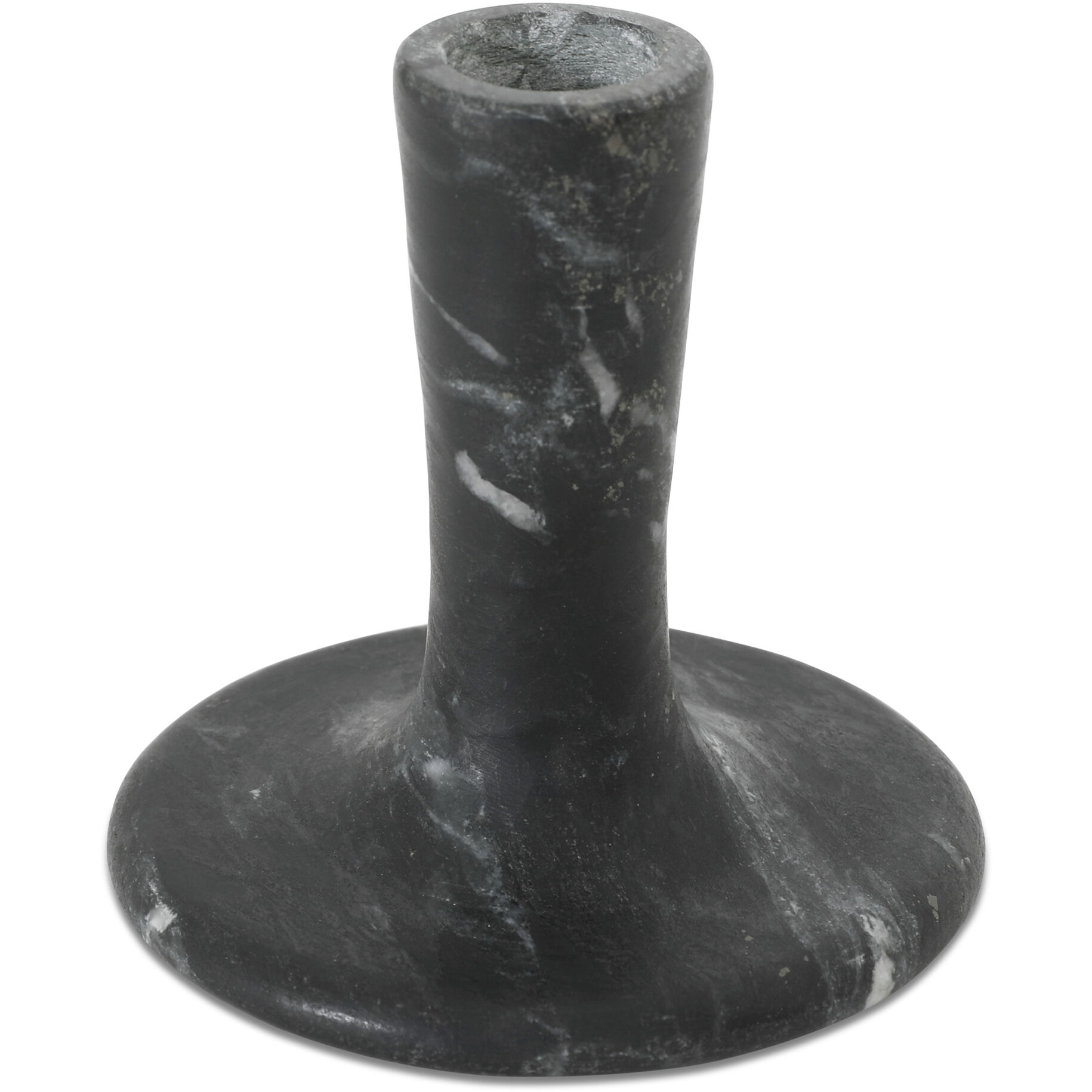 East 4 X 4 inch Candle Holder in Black, Short