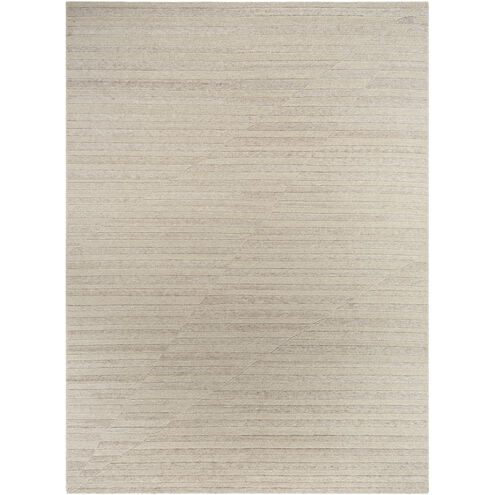 Knoxville 108 X 72 inch Ash / Metallic - Silver / Prairie Dust / Pearl / Sage Handmade Rug in 6 x 9