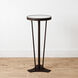 Schotts 26 X 12 inch Black with Clear Accent Table