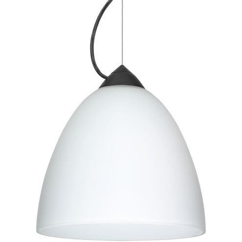 Vila 1 Light Black Cord Pendant Ceiling Light