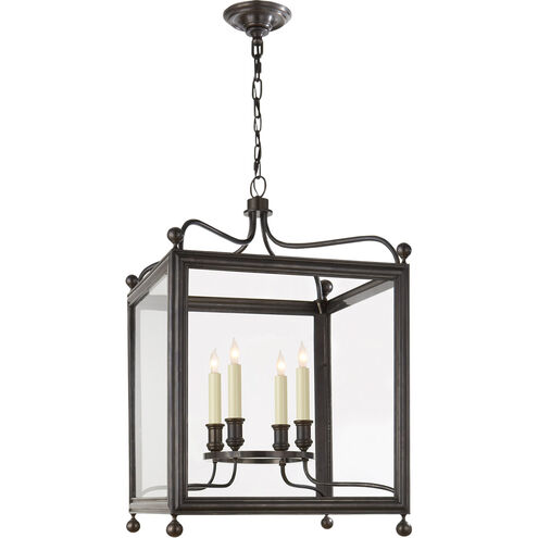 J. Randall Powers Greggory 4 Light 18 inch Bronze Lantern Pendant Ceiling Light, Medium