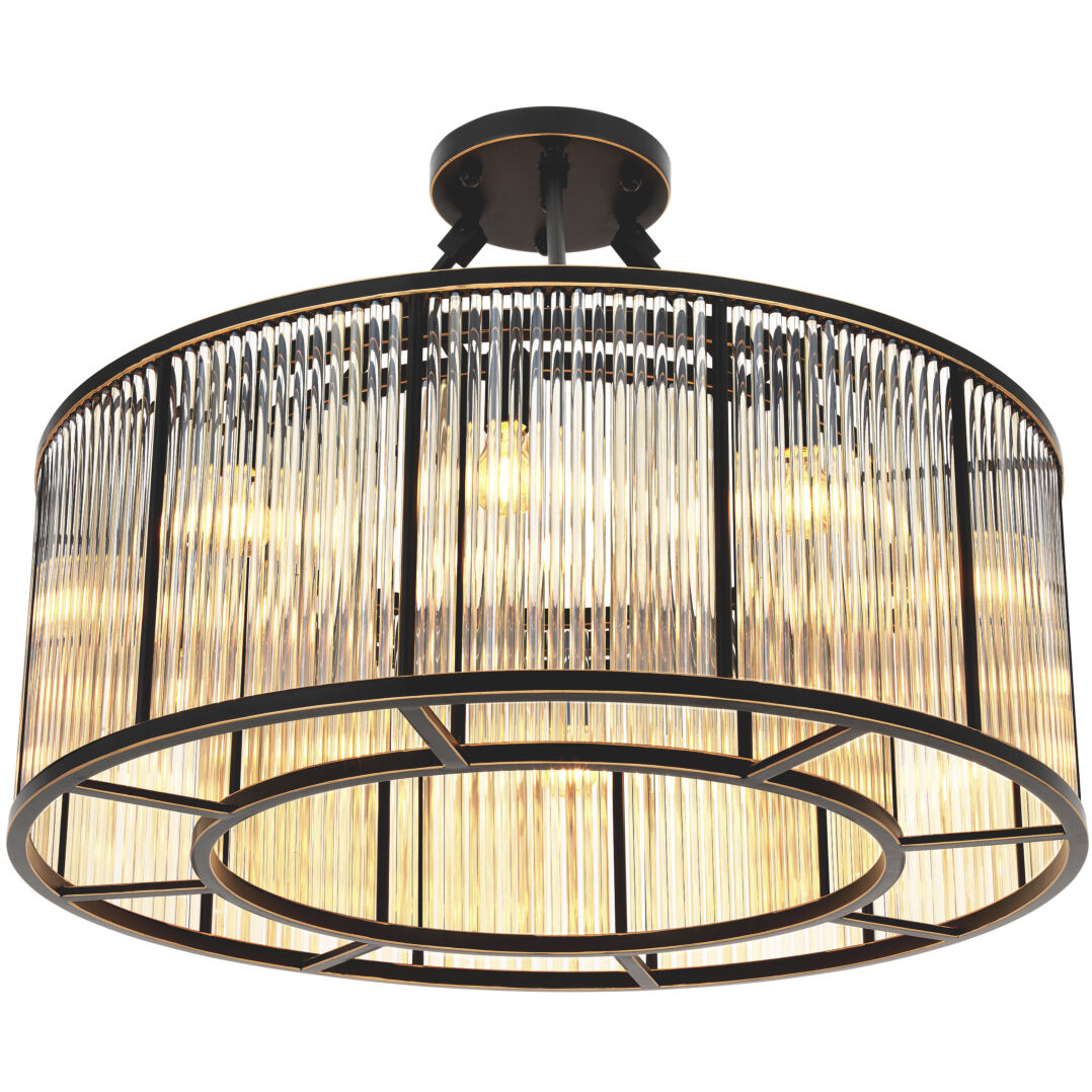 Bernardi 10 Light 31.5 inch Bronze Highlight Ceiling Lamp Ceiling Light, Large