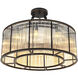 Bernardi 10 Light 31.5 inch Bronze Highlight Flush Mount Ceiling Light, Large