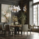 Bloome 6 Light 29 inch Legacy Brass Chandelier Ceiling Light in Clear Handmade Glass