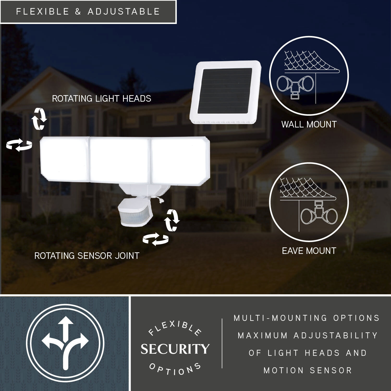 Outdoor Security White Outdoor Motion Sensor
