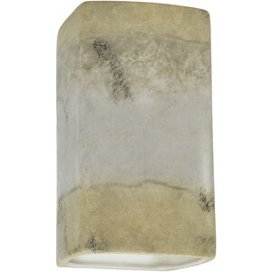 Ambiance 1 Light 5 inch Greco Travertine Wall Sconce Wall Light, Small