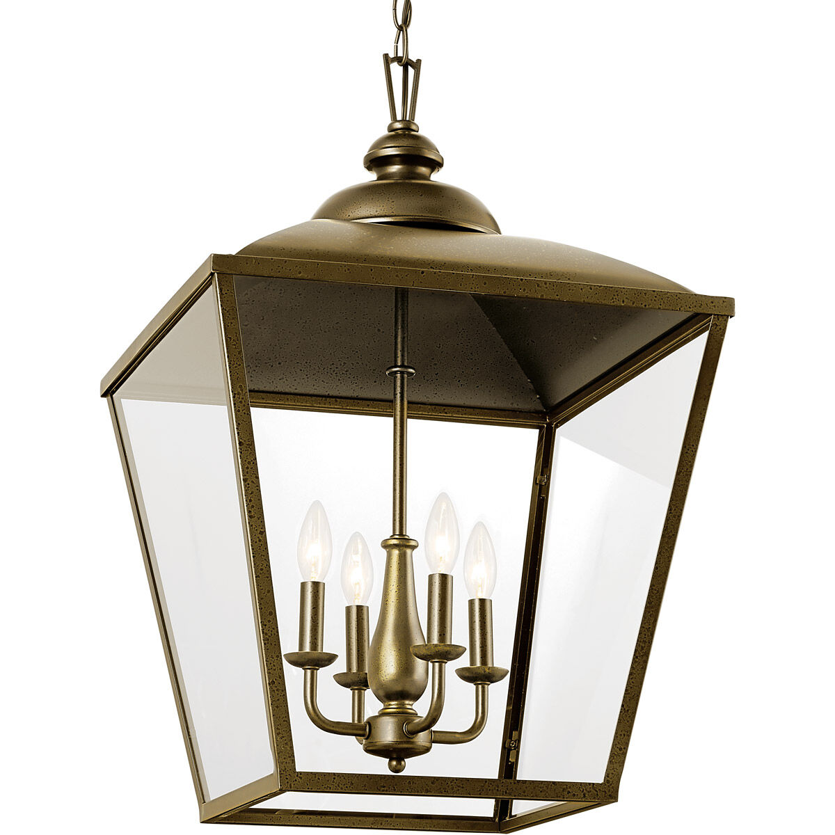 Homestead Dame 4 Light 19 inch Character Bronze Foyer Pendant Ceiling Light, Dame