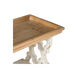 Anita 35.4 X 32.1 X 14.2 inch Distressed White and Natural Shelf