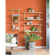 Four Tiers 44.1 X 18.1 X 9.8 inch Natural Shelf