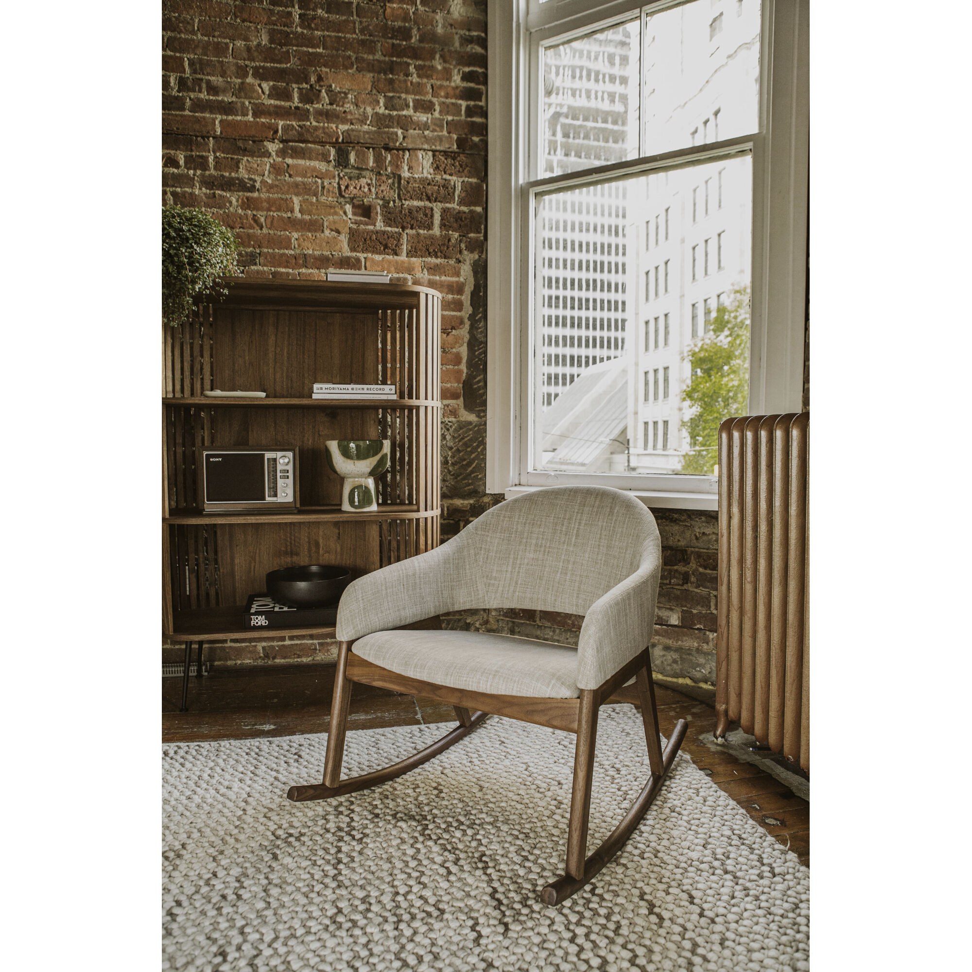 Henrich Brown Bookshelf in Natural