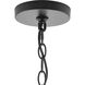 Gilliam 3 Light 10 inch Matte Black Foyer Light Ceiling Light