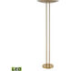 Marston 72 inch 9.00 watt Aged Brass Floor Lamp Portable Light