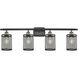 Nestbrook 4 Light 36 inch Black Antique Brass Bath Vanity Light Wall Light in Matte Black