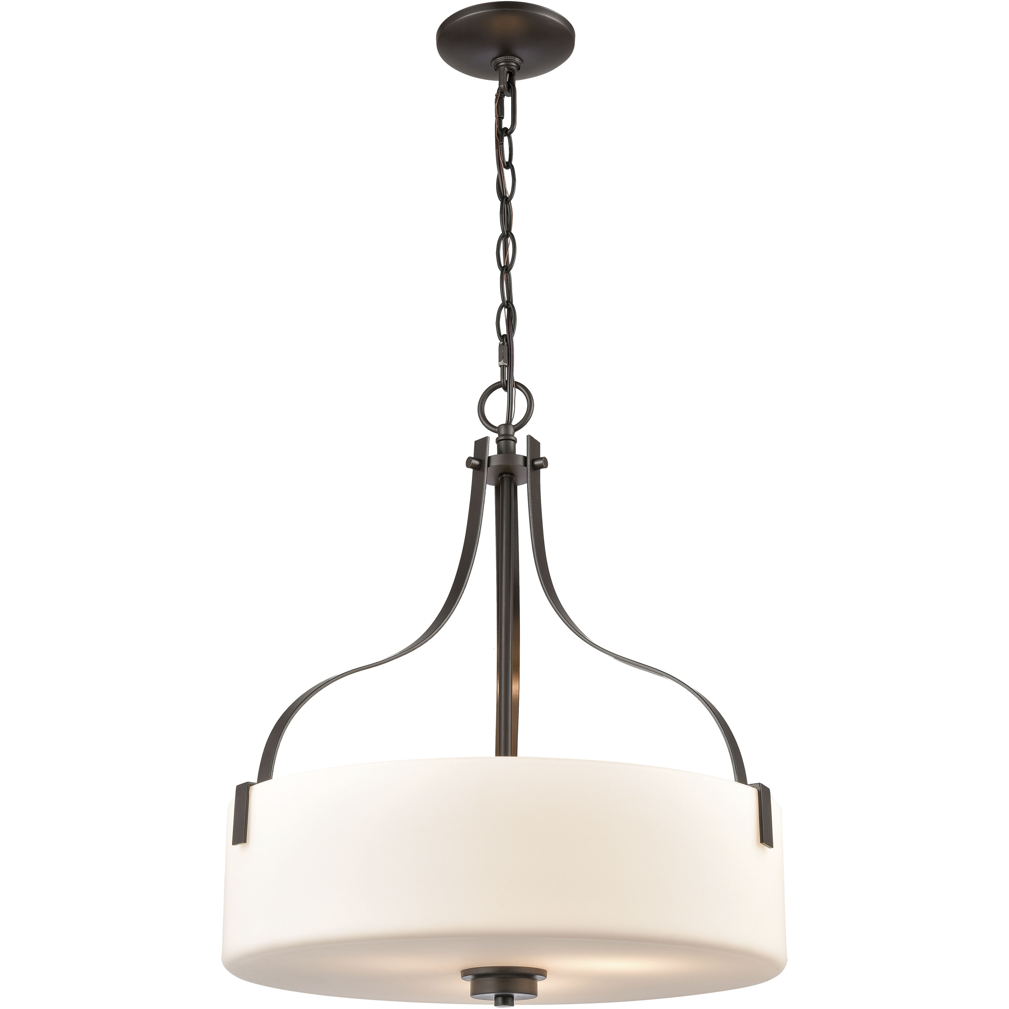 Market Square Pendant Ceiling Light in Oil Rubbed Bronze