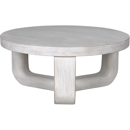 Joel 40 X 40 inch White Wash Coffee Table
