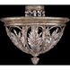 Winter Palace 3 Light 18 inch Silver Semi-Flush Mount Ceiling Light