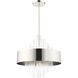 Orenburg 10 Light 26 inch Polished Nickel Pendant Chandelier Ceiling Light